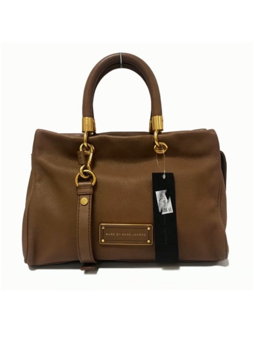 MARC JACOBS TOO HOT TO HANDLE BENTLEY TAN
BROWN ITALIAN LEATHER
TOTE BAG
